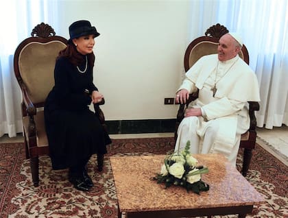 El 19 de marzo, Cristina Kirchner y Bergoglio, ya convertido en Papa, se vieron en Roma