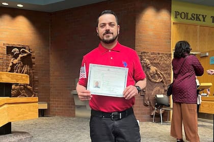 El 19 de marzo, Nixon Morán se naturalizó ciudadano estadounidense e inició los trámites para solicitar la residencia de su esposa