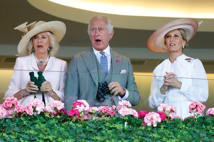 El 21 de junio de 2023 con los reyes Carlos III y Camilla viendo una carrera en el hipódromo de Ascot.