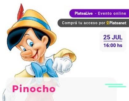 El 25 de julio se presenta vía streaming la obra "Pinocho"