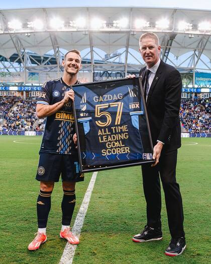 El 30 de abril pasado, Gazdag se convirtió en el máximo goleador de la historia del Philadelphia Union