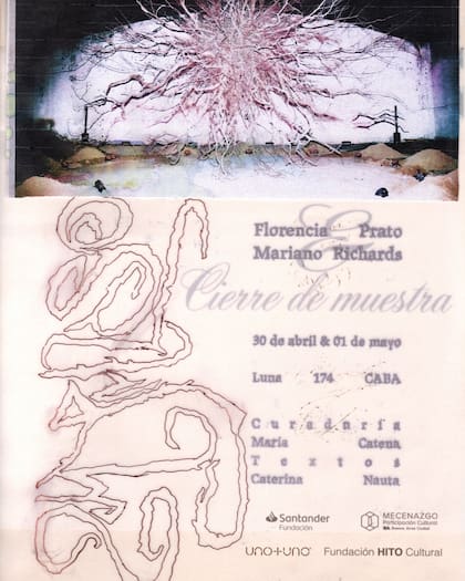 El 30 de abril y el 1 de mayo podrá verse la muestra IMPULSO de Florencia Prato y Mariano Richards