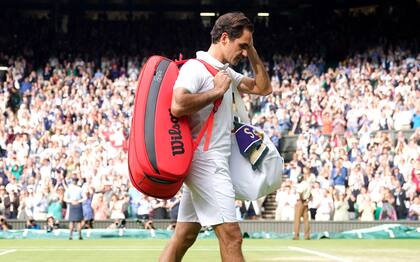 El 7 de julio de 2021, el último partido de Roger Federer: perdió en los cuartos de final de Wimbledon ante Hubert Hurkacz. 