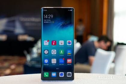 El 99,6 por ciento del frente del Vivo Nex 3 está ocupado por la pantalla