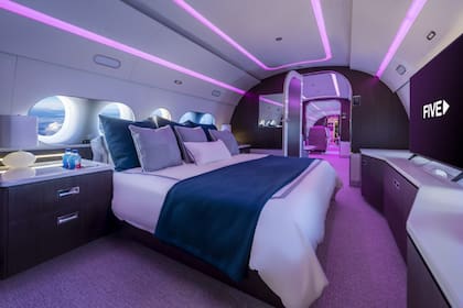 El 9H-FIVE, un ACJ TwoTwenty de Airbus en colaboración con Comlux