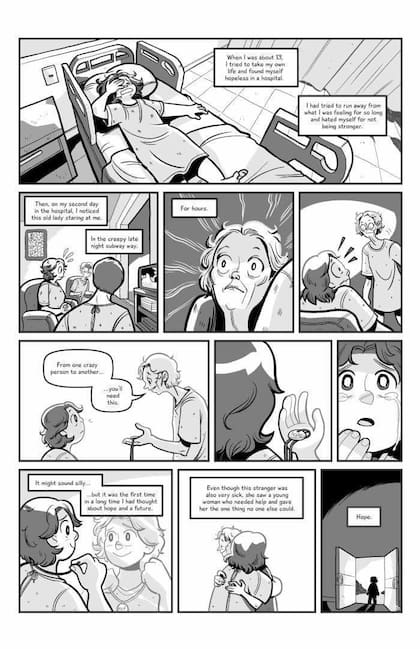 Así comienza la historia en el cómic