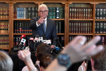 El abogado de Mayorga dio una conferencia de prensa en la que contó varios detalles de lo sucedido