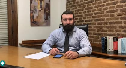 El abogado FrancIsco Oneto, candidato a vicegobernador bonaerense de Milei