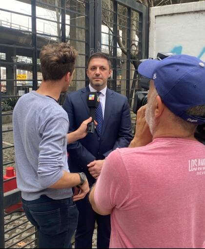 El abogado Matías Morla, abogado de la familia de Bastián Escalante