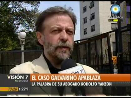 El abogado Rodolfo Yanzon, cuando defendía a Apablaza