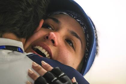 El abrazo de los campeones panamericanos