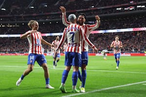 Nico González volvió al gol tras seis meses y gritó dos para el triunfo de Atlético de Madrid