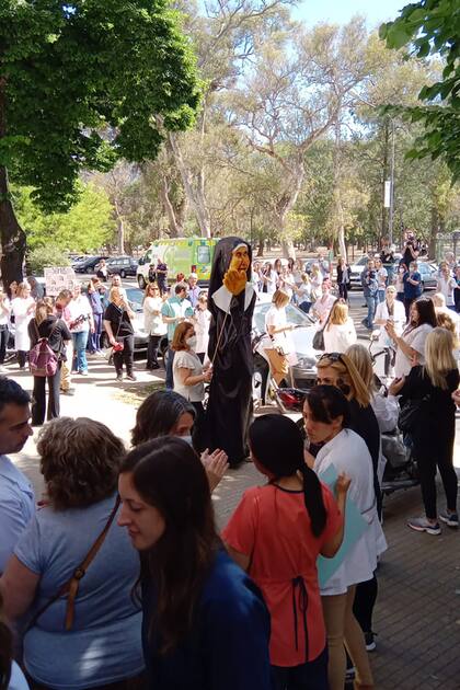 El abrazo simbólico de hoy al hospital