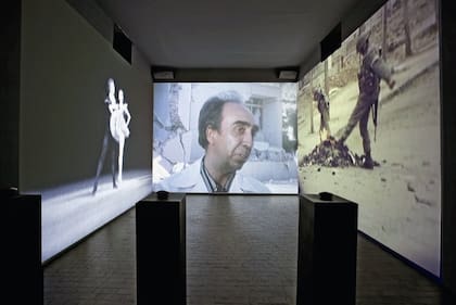 6 de septiembre, videoinstalación, en el Muntref