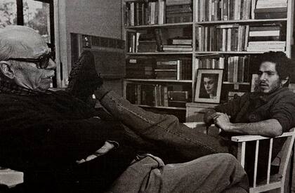 El abuelo Ernesto con su nieto Guido