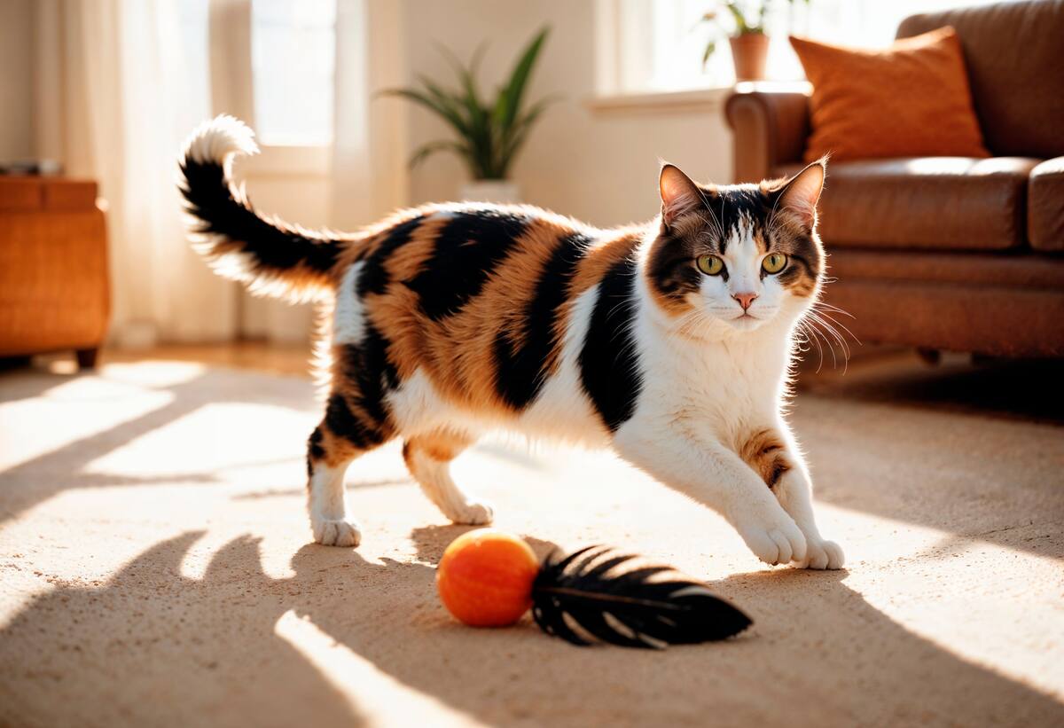 Brincar com ele pelo menos 20 minutos por dia melhorará a saúde do seu gato Brincar com ele pelo menos 20 minutos por dia melhorará a saúde do seu gato