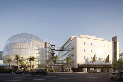 El Academy Museum en plena obra.