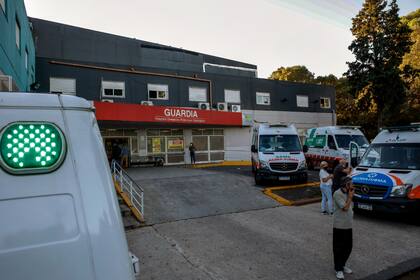 El acceso a la guardia del Hospital Santojanni