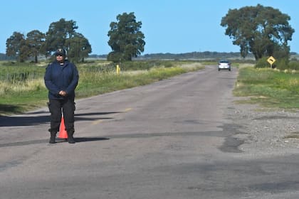 El acceso a la zona costera donde encontraron los cuerpos de las dos niñas
