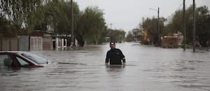 Zárate, una ciudad que quedó aislada por las inundaciones