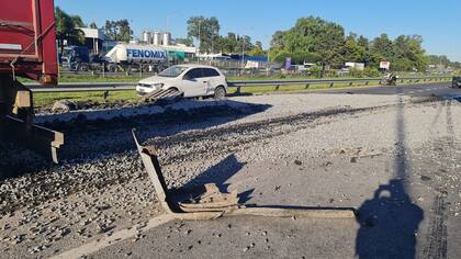 El Acceso Oeste se encontró completamente cerrado por la mañana en mano a Ciudad