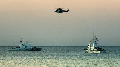 El accidente fue de noche, y Ricardo veía un helicóptero de Prefectura, pero sabía que buscarlo era como buscar una aguja en un pajar (Archivo)
