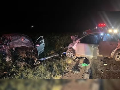 El accidente fue entre un Volkswagen Fox y un Ford Focus (Gentileza: Primera Edición)