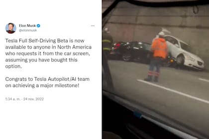 El accidente ocurrió el mismo día en el que Elon Musk aplaudió a los desarrolladores del sistema de conducción autónoma