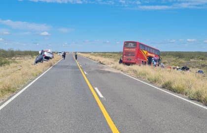 El accidente se produjo en la Ruta 152 de La Pampa