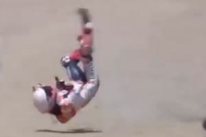 Moto GP: el impactante accidente de Marc Márquez que lo llevará al quirófano