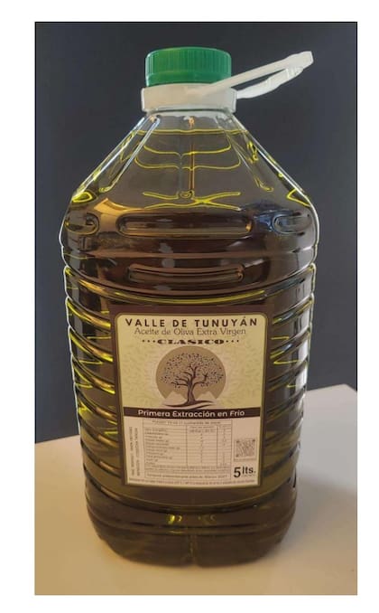 El aceite de oliva marca Valle de Tunuyán