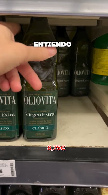 El aceite de oliva, un producto muy consumido en España que en la Argentina cuesta el doble