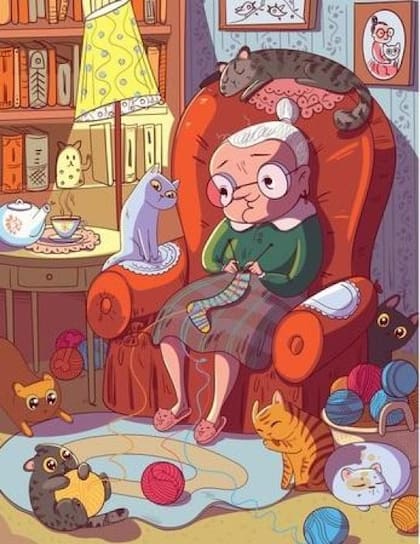 El acertijo donde se deberán encontrar los 11 gatos de la imagen en ocho segundos