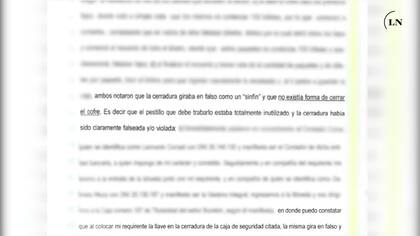 El acta confeccionada por una escribana pública