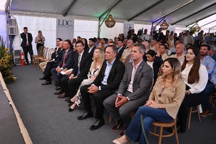 El acto contó con la secretaria general de la Presidencia, Karina Milei; el jefe de Gabinete, Manuel Adorni, y el presidente de la Cámara de Diputados, Martín Menem