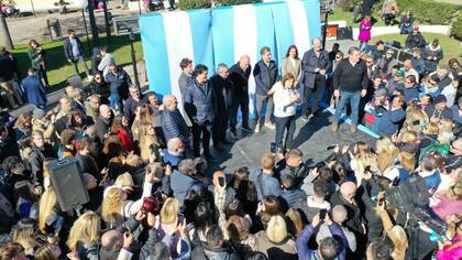 El acto de Bullrich en Mar del Plata con Sanz y Grindetti