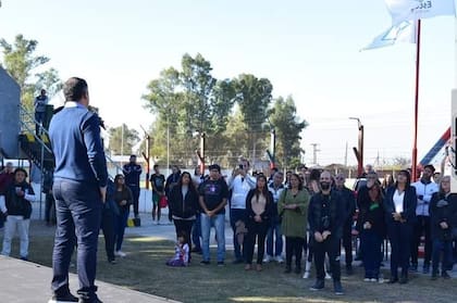 El acto de Deportivo Armenio fue el sábado 14, en la previa al partido con J.J. Urquiza, que finalizó 0-0