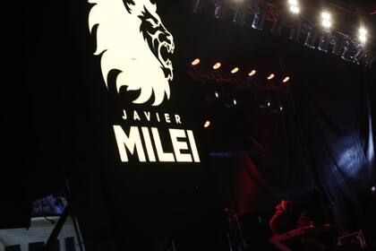 El acto de Javier Milei en El Porvenir