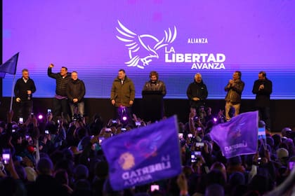 El acto de Javier Milei en la localidad de Moreno