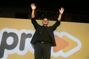 El acto de Jorge Macri en el club 17 de Agosto, de Villa Pueyrredón