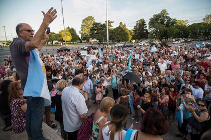 El acto en Rosario en memoria del fiscal Alberto Nisman