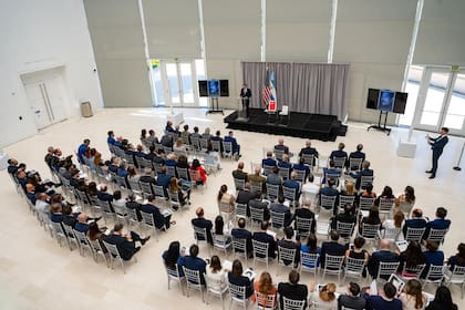 El acto por la AMIA en Washington.