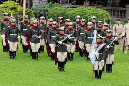 El acto por las Malvinas en la Plaza San Martín
