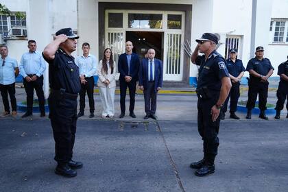 El acto se llevó a cabo en la sede de la URII en la ciudad de Rosario, y fue encabezado por el secretario de Seguridad, Omar Pereira