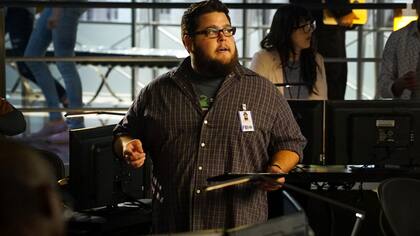 El actor Charley Koontz interpreta a uno de los agentes bajo el mando de Arquette