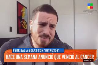 Recuperado. Fede Bal se quebró con Rial al contar que logró vencer al cáncer