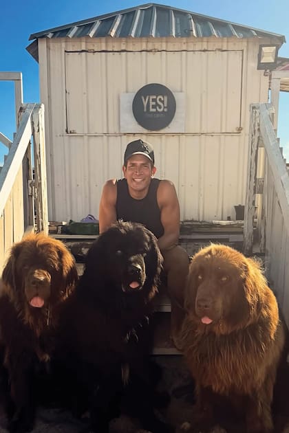 El actor con Ortega, Byron y Gasset