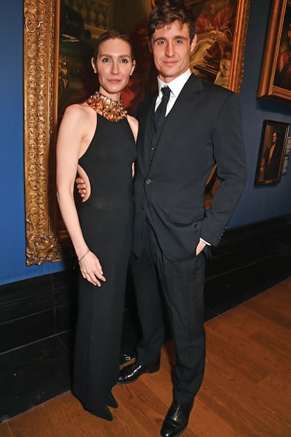 El actor con su mujer, Sophie Pera, una editora de moda muy reconocida en su país