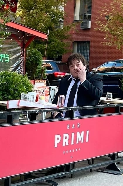 El actor, de 45 años, en el bar Primi, de Manhattan
