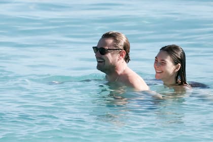 El actor, de 50 años, pasó unos días con su novia, la modelo italiana Vittoria Ceretti de 26, con la que sale desde hace meses.